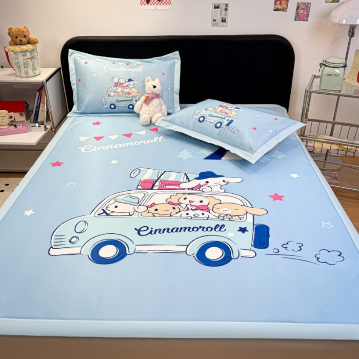 91家纺网 家纺一手货源 找家纺 左视觉   卡通大版凉席拍摄赏析