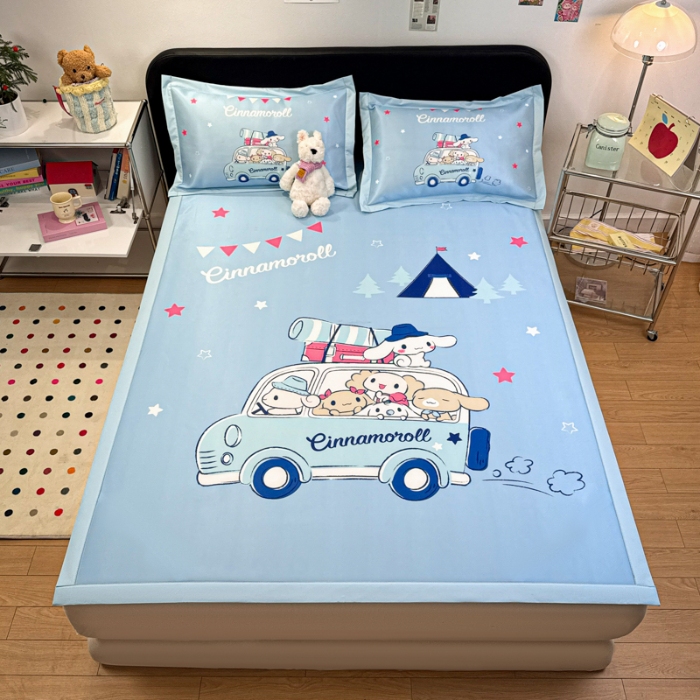 91家纺网 家纺一手货源 找家纺 左视觉   卡通大版凉席拍摄赏析