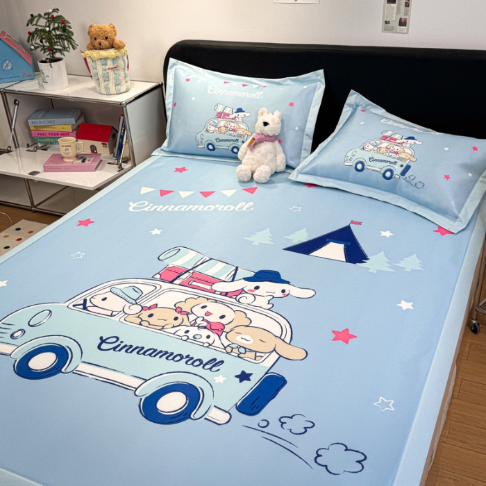 91家纺网 家纺一手货源 找家纺 左视觉   卡通大版凉席拍摄赏析