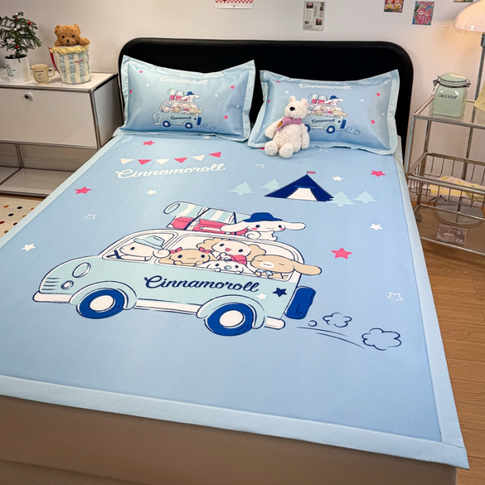 91家纺网 家纺一手货源 找家纺 左视觉   卡通大版凉席拍摄赏析