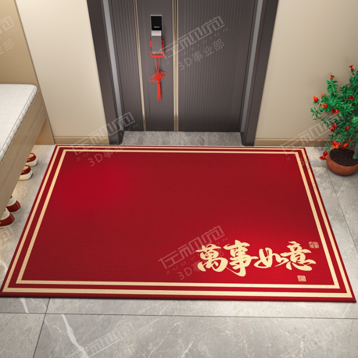 91家纺网 家纺一手货源 找家纺 左视觉   3D建模地垫拍摄赏析