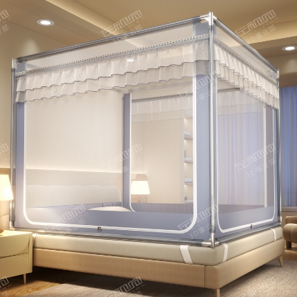 91家纺网 家纺一手货源 找家纺 左视觉  3D建模蚊帐拍摄赏析