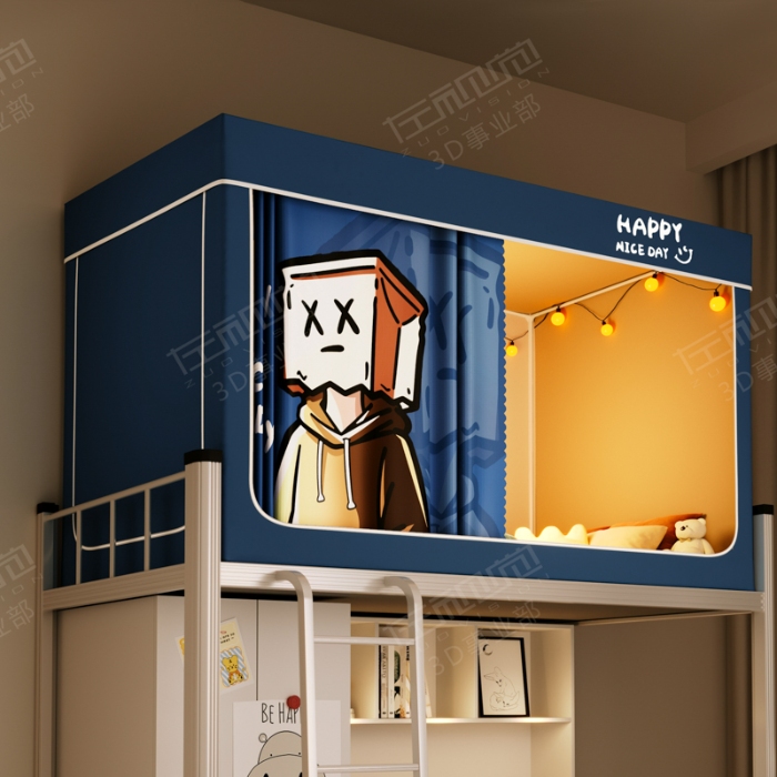 91家纺网 家纺一手货源 找家纺 左视觉  3D建模蚊帐拍摄赏析