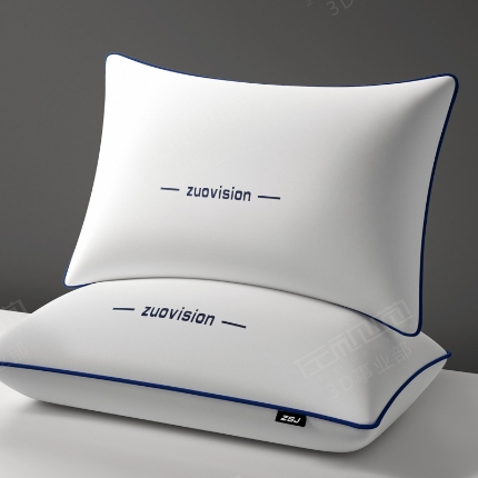 91家纺网 家纺一手货源 找家纺 左视觉  3D建模枕头拍摄赏析