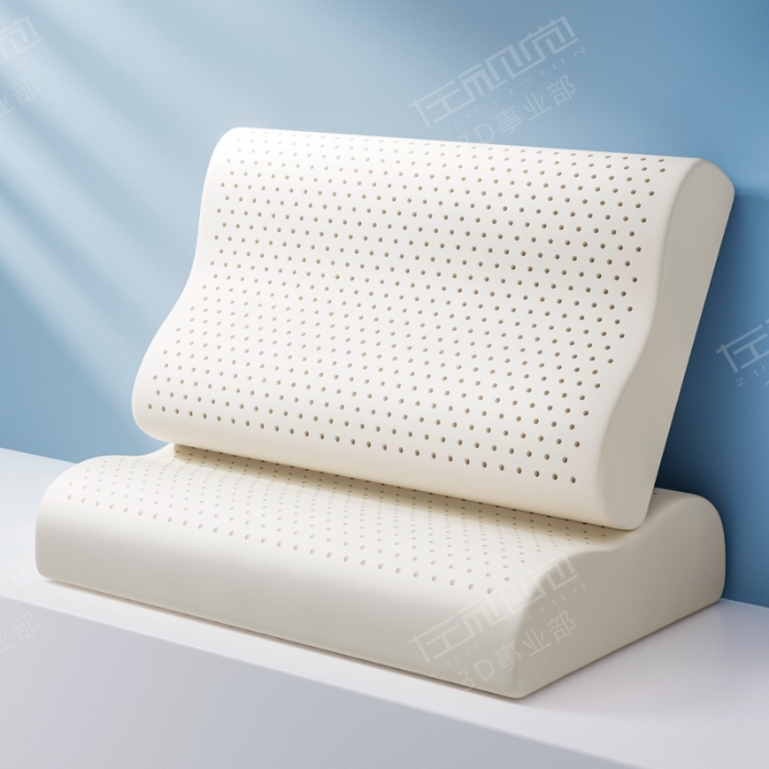 91家纺网 家纺一手货源 找家纺 左视觉  3D建模枕头拍摄赏析