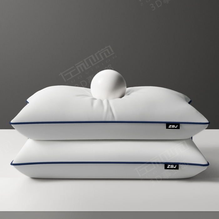 91家纺网 家纺一手货源 找家纺 左视觉  3D建模枕头拍摄赏析