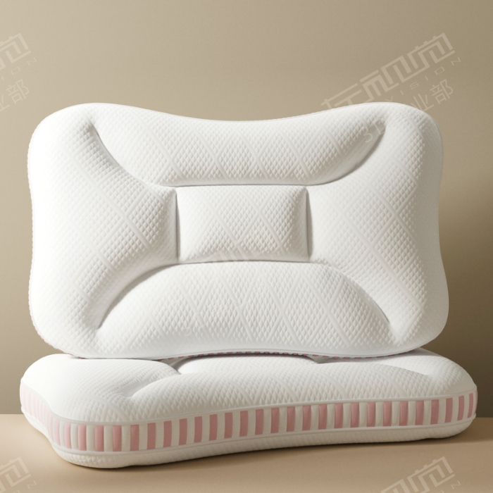 91家纺网 家纺一手货源 找家纺 左视觉  3D建模枕头拍摄赏析