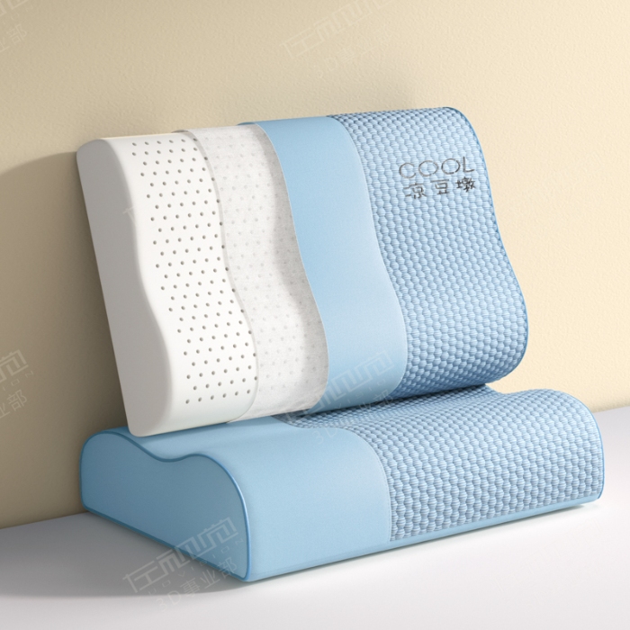 91家纺网 家纺一手货源 找家纺 左视觉  3D建模枕头拍摄赏析