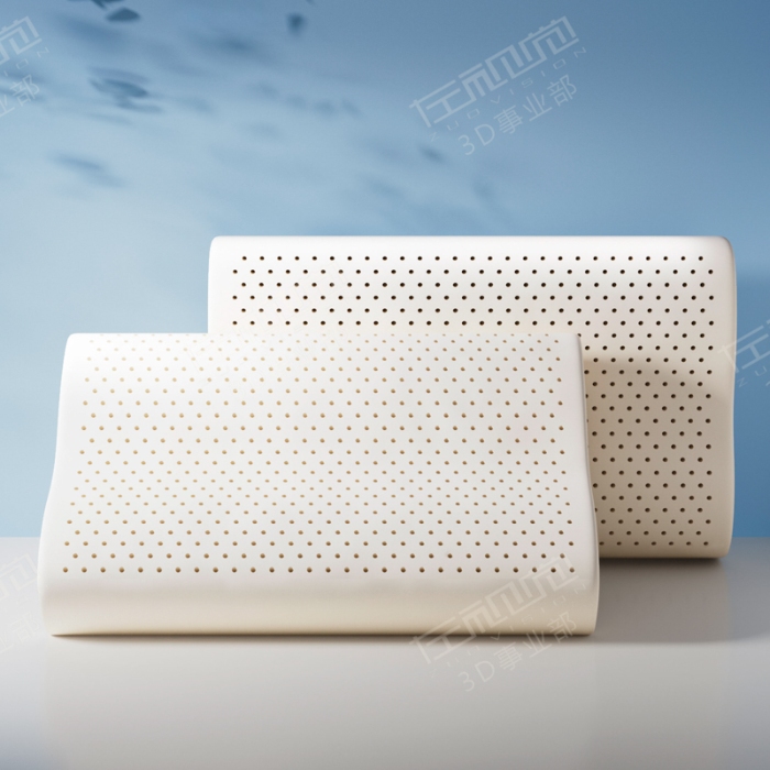 91家纺网 家纺一手货源 找家纺 左视觉  3D建模枕头拍摄赏析