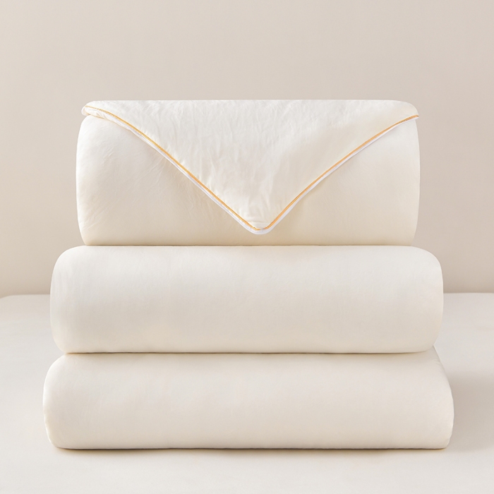 91家纺网 家纺一手货源 找家纺 （总）四季被业2025水洗棉大豆纤维被二合一拉链子母被高档金边