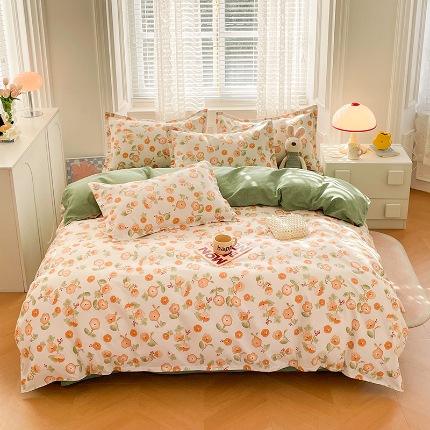 91家纺网 家纺一手货源 找家纺 （总）世爵家纺 2025新款亲肤印花磨毛四件套