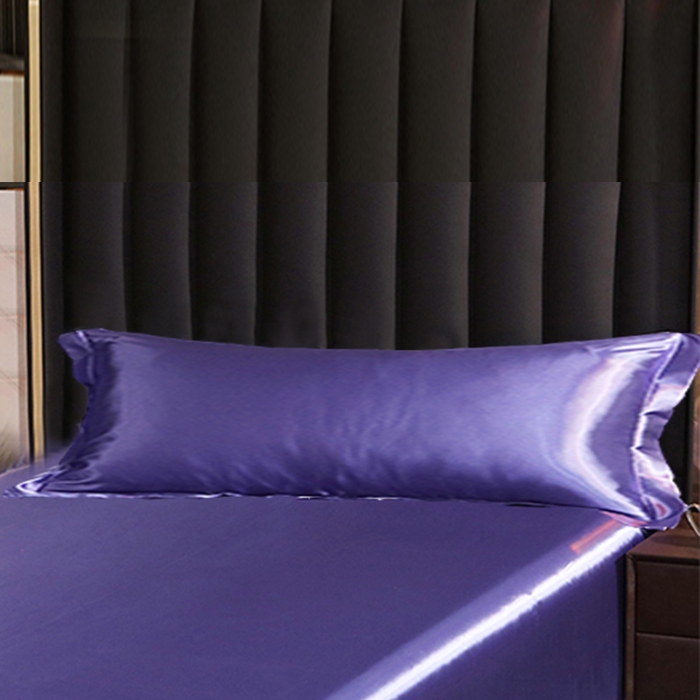 91家纺网 家纺一手货源 找家纺 【蒂梵熙家纺】双人枕套 2025新款水洗真丝单品长枕套1.2米1.5m双人枕套冰丝枕套丝绸枕头套