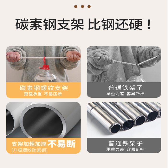 91家纺网 家纺一手货源 找家纺 （总）三开门落地式宫庭蚊帐蚊帐家用卧室免安装带支架杆加粗