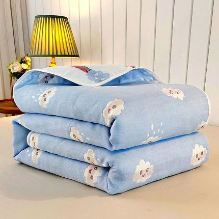 91家纺网 家纺一手货源 找家纺 （总）慕婷家纺2023新款40支全棉纱布毛巾被