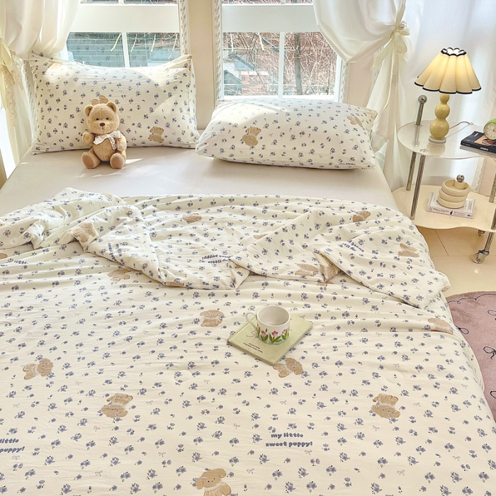 91家纺网 家纺一手货源 找家纺 （总）星巴k家纺 2025糯糯棉A类大豆蛋白纤维夏凉被双层纱水洗棉夏被大豆被