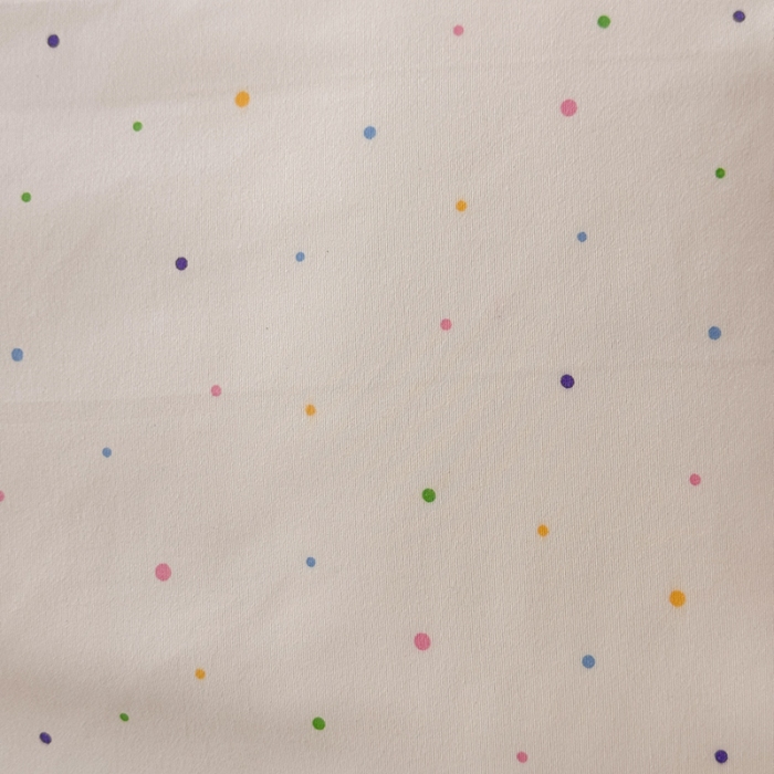 91家纺网 家纺一手货源 找家纺 苏米娜家纺2025韩版复古花边针织棉双层纱四件套A类母婴级有氧双层纱针织棉亲肤小清新印花 印花奶白波点