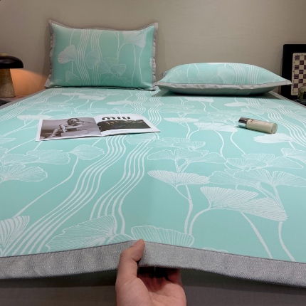 91家纺网 家纺一手货源 找家纺 （总）蝶帕家纺 2025新品A类PE高分子乙纶复合三明治提花冰丝席