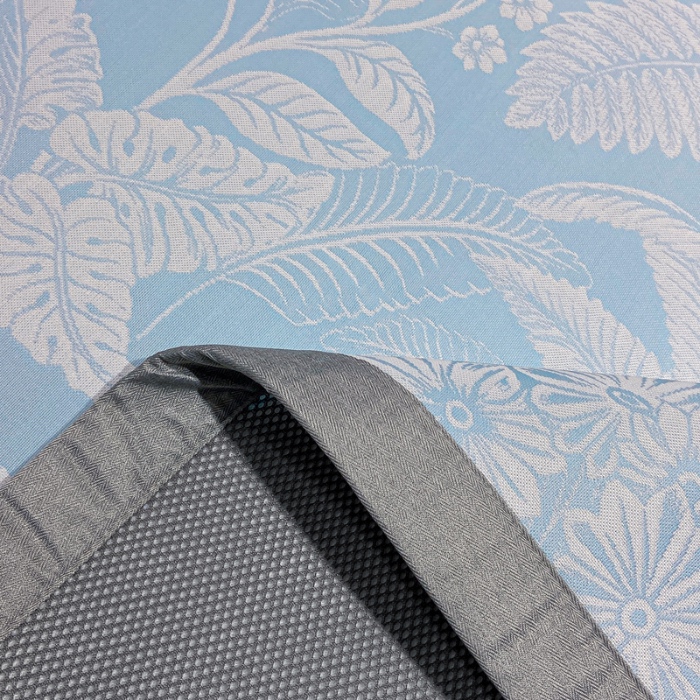 91家纺网 家纺一手货源 找家纺 蝶帕家纺 2025新品A类PE高分子乙纶复合三明治提花冰丝席 热带雨林 床席