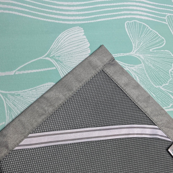 91家纺网 家纺一手货源 找家纺 蝶帕家纺 2025新品A类PE高分子乙纶复合三明治提花冰丝席 叶韵 床席