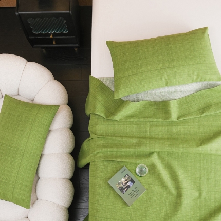 91家纺网 家纺一手货源 找家纺 （总）慕绸家纺（原萌宝老粗布厂家） 2025新款老粗布老帆布空调软凉席原棉粗纱系列床单三件套