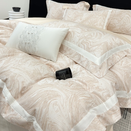 91家纺网 家纺一手货源 找家纺 （总）春夏新品50*50S贡缎长绒棉活性数码印花四件套纯棉床单床笠高档礼盒装