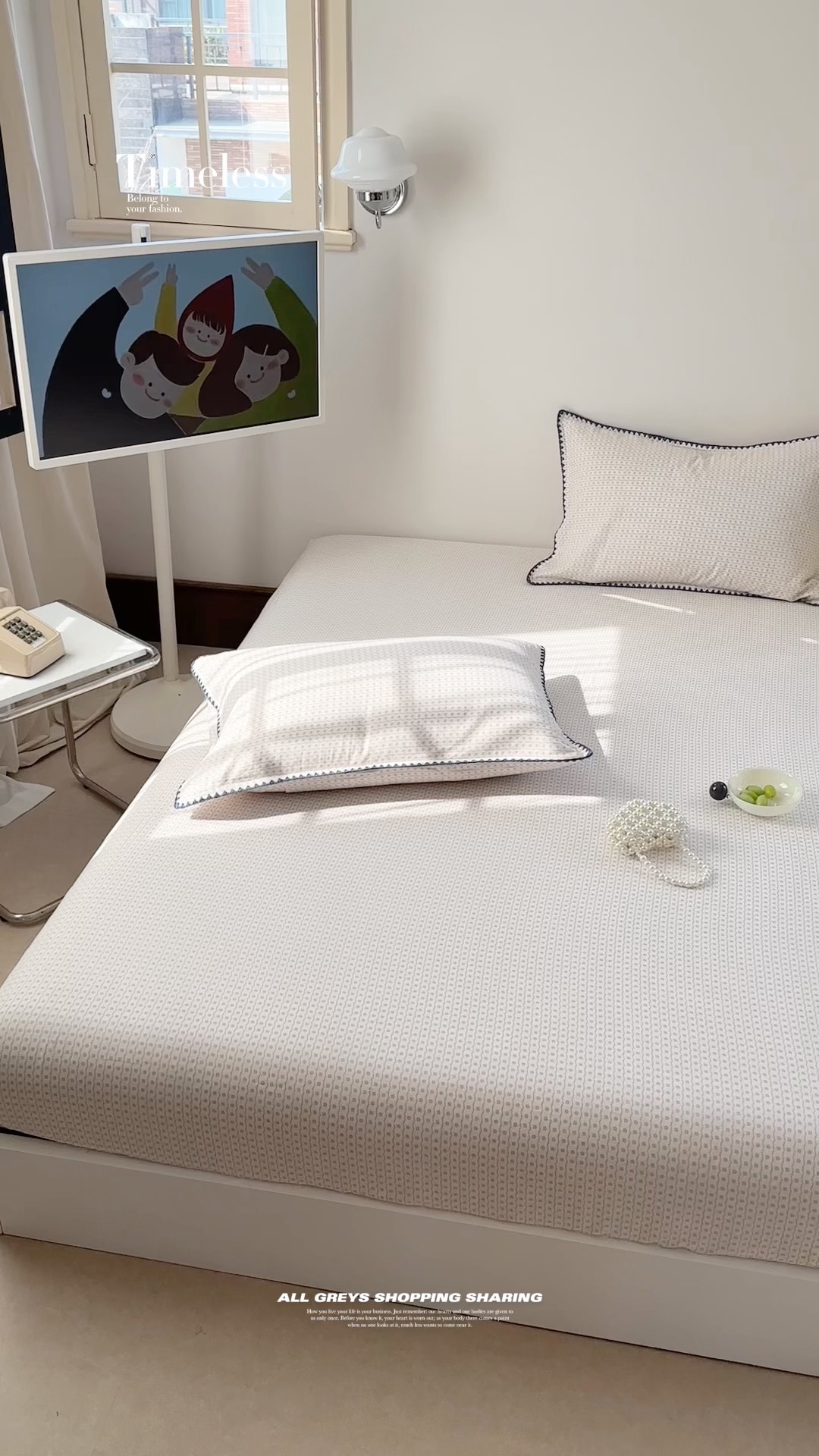 91家纺网 家纺一手货源 找家纺 金丝鸟 2025春夏新款全棉纯棉双层纱床笠 床笠单件 粉色小花