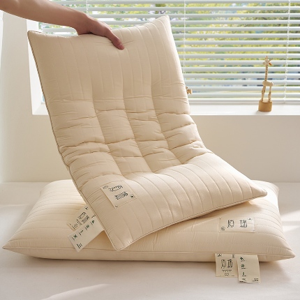 91家纺网 家纺一手货源 找家纺 （总）乐可 2025新款A类全棉日式原棉乳胶枕枕头枕芯