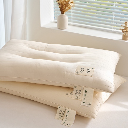 91家纺网 家纺一手货源 找家纺 （总）乐可 2025新款A类全棉日式原棉乳胶枕枕头枕芯