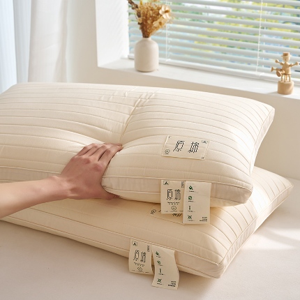 91家纺网 家纺一手货源 找家纺 （总）乐可 2025新款A类全棉日式原棉乳胶枕枕头枕芯