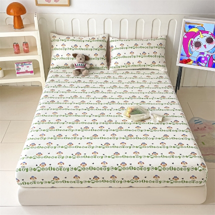 91家纺网 家纺一手货源 找家纺 （总）如约 2025新款全棉印花单床笠