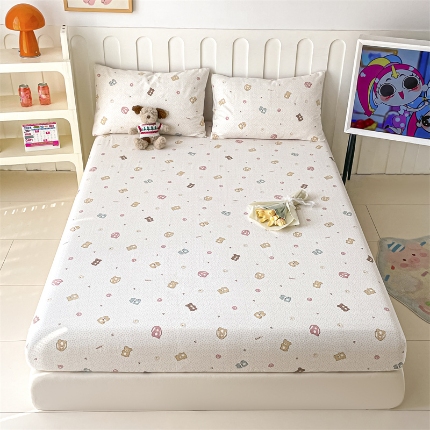 91家纺网 家纺一手货源 找家纺 （总）如约 2025新款全棉印花单床笠