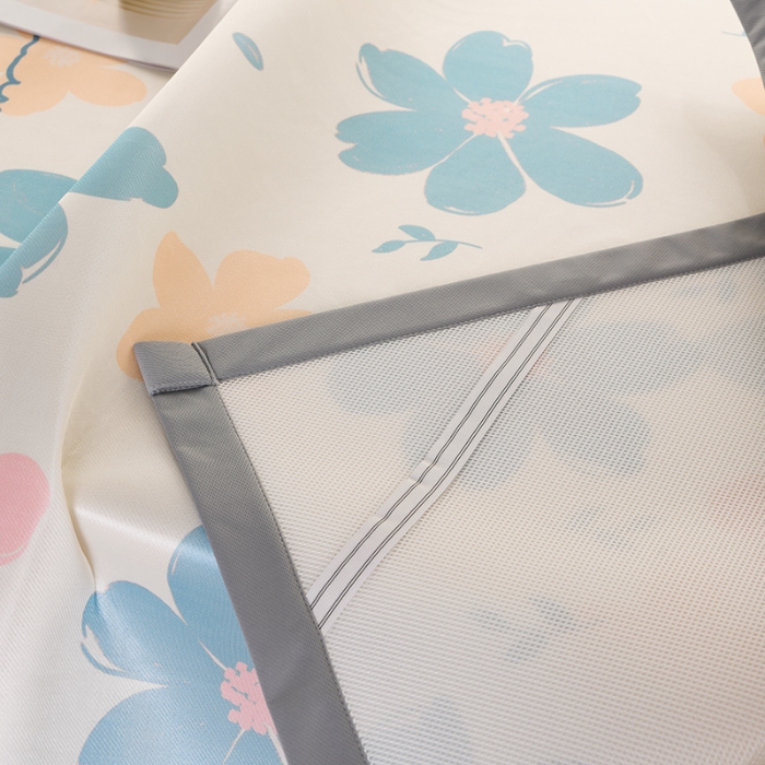 91家纺网 家纺一手货源 找家纺 （总）牵依 2025春夏新款A类碳光冰丝席凉感印花三明治凉席