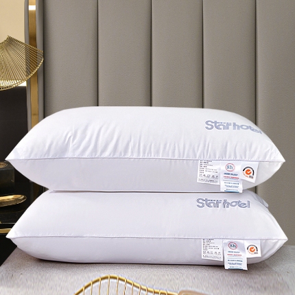 91家纺网 家纺一手货源 找家纺 兴丝露枕芯 磨毛烫画酒店枕 羽丝枕 成人枕头 单人枕