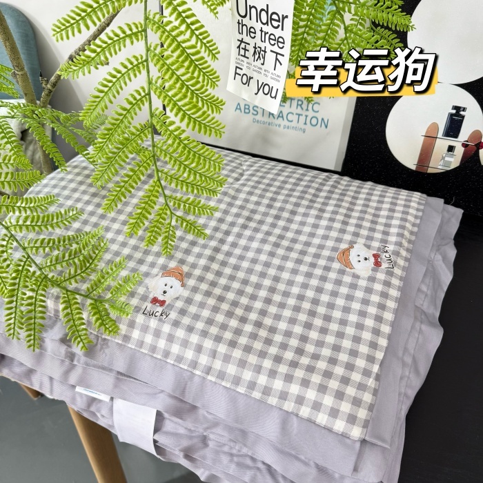 91家纺网 家纺一手货源 找家纺 （总）双面天丝夏凉被 夏季空调被春秋被芯单人冰丝夏凉被薄被子