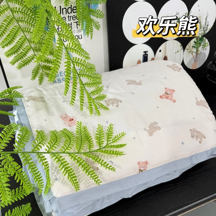 91家纺网 家纺一手货源 找家纺 （总）双面天丝夏凉被 夏季空调被春秋被芯单人冰丝夏凉被薄被子