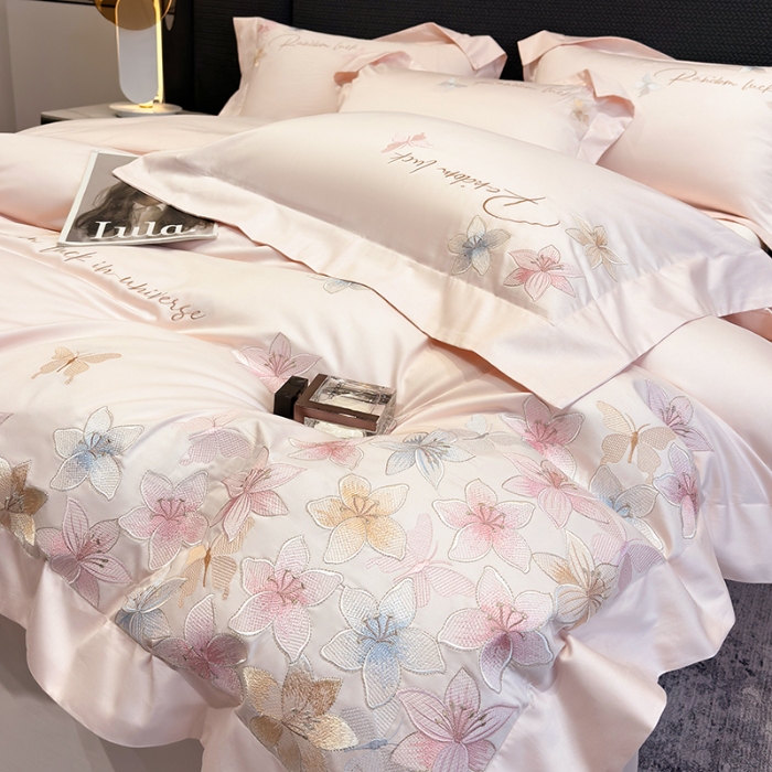 91家纺网 家纺一手货源 找家纺 （总）星蕴家纺 2025新款100支澳棉正宗长绒棉四件套-诺兰