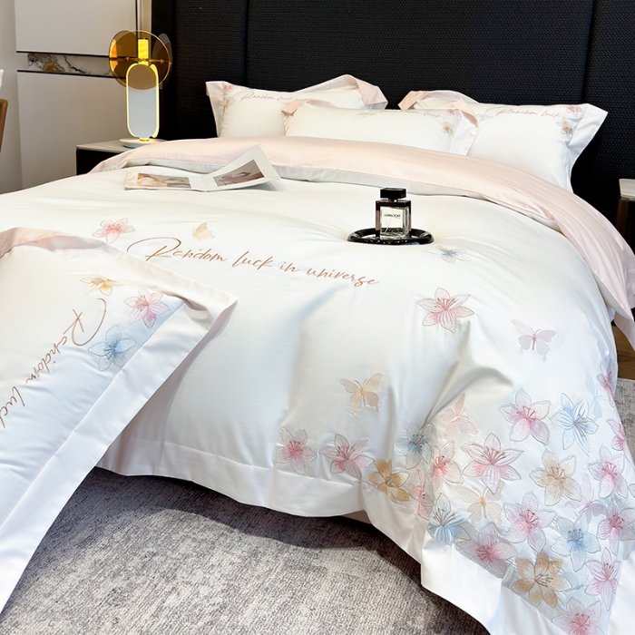 91家纺网 家纺一手货源 找家纺 （总）星蕴家纺 2025新款100支澳棉正宗长绒棉四件套-诺兰