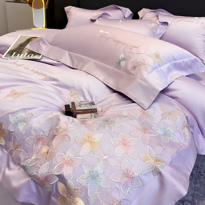 91家纺网 家纺一手货源 找家纺 （总）星蕴家纺 2025新款100支澳棉正宗长绒棉四件套-诺兰