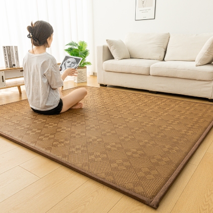 91家纺网 家纺一手货源 找家纺 （总）玉清坊2025新款多功能凉感冰藤藤席地垫学生床垫可定制尺寸