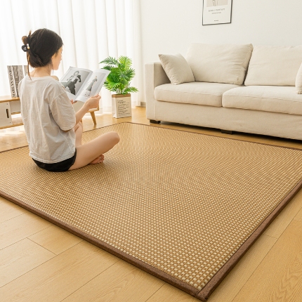 91家纺网 家纺一手货源 找家纺 （总）玉清坊2025新款多功能凉感冰藤藤席地垫学生床垫可定制尺寸