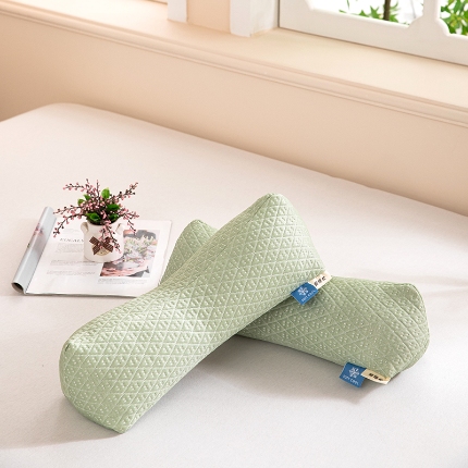 91家纺网 家纺一手货源 找家纺 2025新款荞麦枕夏季凉感骨头颈椎荞麦枕硬枕午睡颈枕腰间枕头