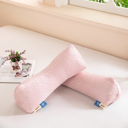 91家纺网 家纺一手货源 找家纺 2025新款荞麦枕夏季凉感骨头颈椎荞麦枕硬枕午睡颈枕腰间枕头