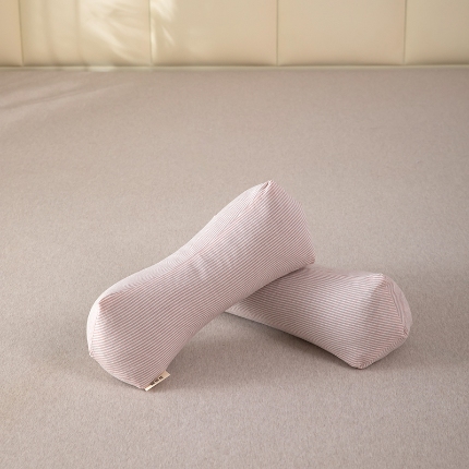 91家纺网 家纺一手货源 找家纺 2025新款新品 全棉纯棉水洗棉条纹三角菱形荞麦护颈椎枕头枕芯