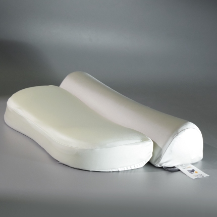 91家纺网 家纺一手货源 找家纺 （总）2025新款 深睡零压记忆护颈颈椎枕芯 慢回弹牵引二合一牵引组合枕头