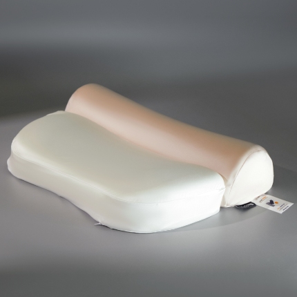 91家纺网 家纺一手货源 找家纺 （总）2025新款 深睡零压记忆护颈颈椎枕芯 慢回弹牵引二合一牵引组合枕头