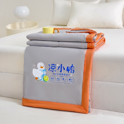 91家纺网 家纺一手货源 找家纺 （总）【苏东来】2025年夏季高端真锦氨凉感夏被纯色空调被单双人夏被春秋被子冰丝夏被被芯直播爆款