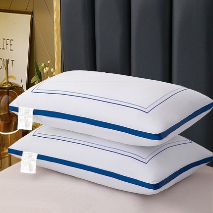 91家纺网 家纺一手货源 找家纺 蝴桐家纺 全棉羽丝绒枕芯 羽丝枕 全棉枕芯 酒店枕 立体枕 中高枕 成人枕头