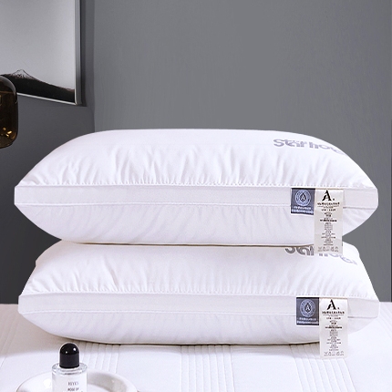 91家纺网 家纺一手货源 找家纺 蝴桐家纺 A类全棉星级酒店枕 全棉羽丝枕 全棉枕芯 高中低枕 成人枕芯 