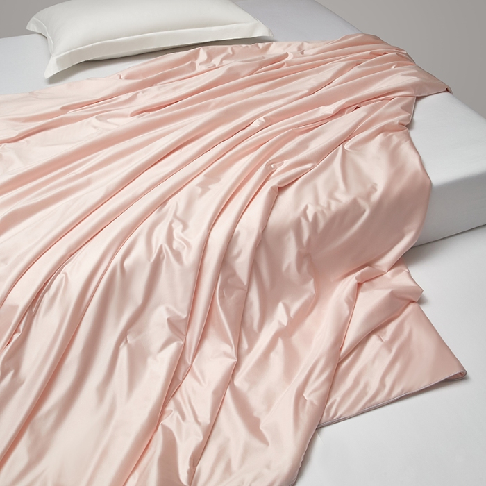 91家纺网 家纺一手货源 找家纺 【2025】锦氨蚕丝夏凉被可水洗可烘干 严格控价请参照执行否则不予供货 粉色