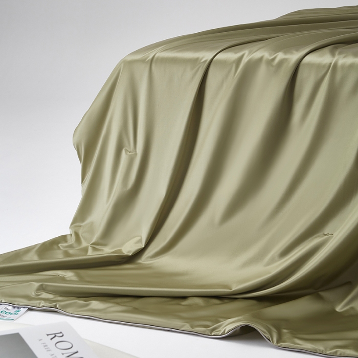 91家纺网 家纺一手货源 找家纺 【2025】锦氨蚕丝夏凉被可水洗可烘干 严格控价请参照执行否则不予供货 橄榄绿